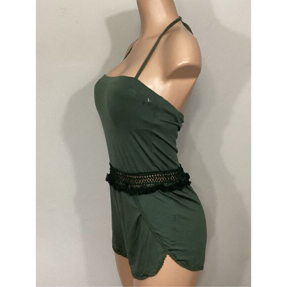 New. Robin Piccone green romper cover-up. Retails $129. XS/S - Picture 4 of 9